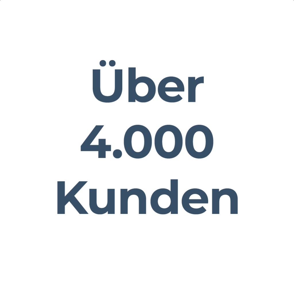 Über 4.000 Kunden