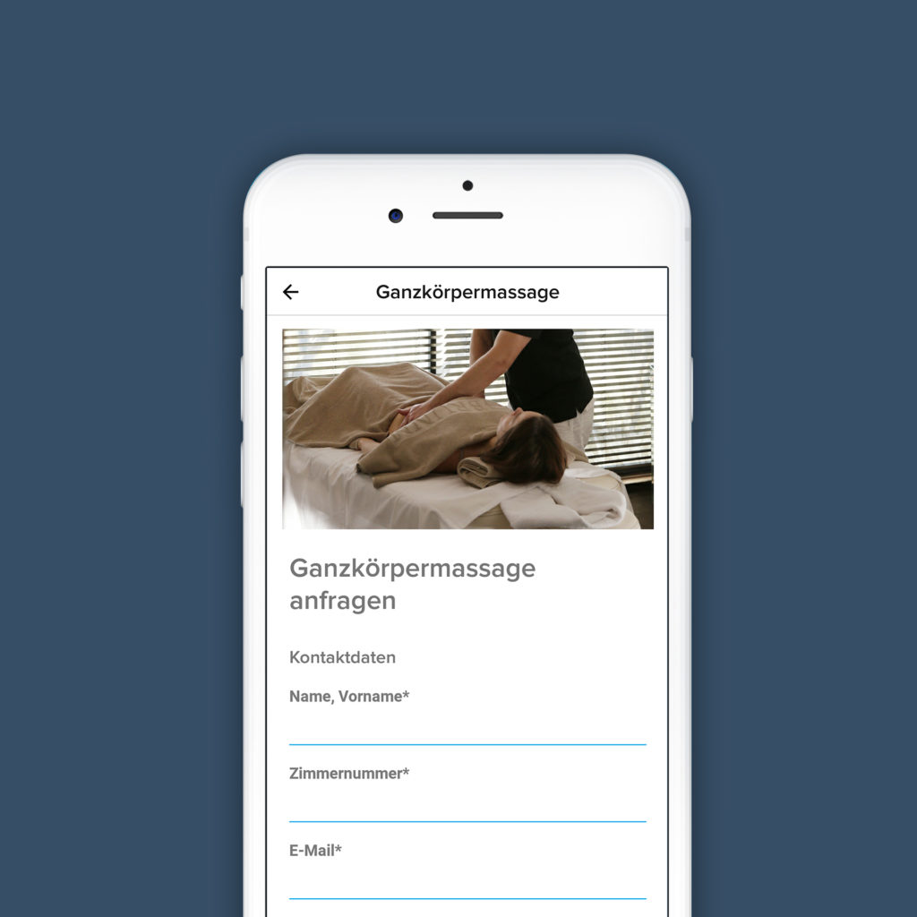 Mobiler Concierge der digitalen Gästemappe © Gastfreund GmbH