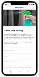 Digital-Guest-Directory-Green-Option-Cancel-room-cleaning-Gastfreund-GmbH