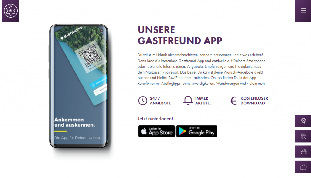 Narzissen-Vitalresort-Hinweis-Digitale-Gaestemappe-vitalresort.at-Gastfreund-GmbH