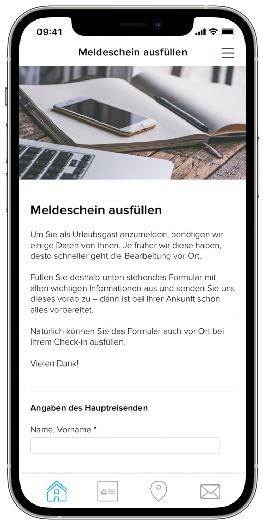 Digitale-Gaestemappe-Meldeschein-ausfuellen-Kontaktdaten-Gastfreund-GmbH