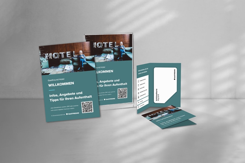 advertising material for digital guest directory
