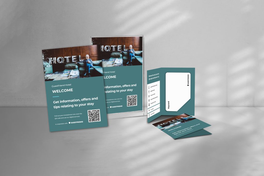 advertising material for digital guest directory